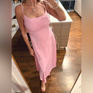 Slimming Popilush Pink Maxi Dress